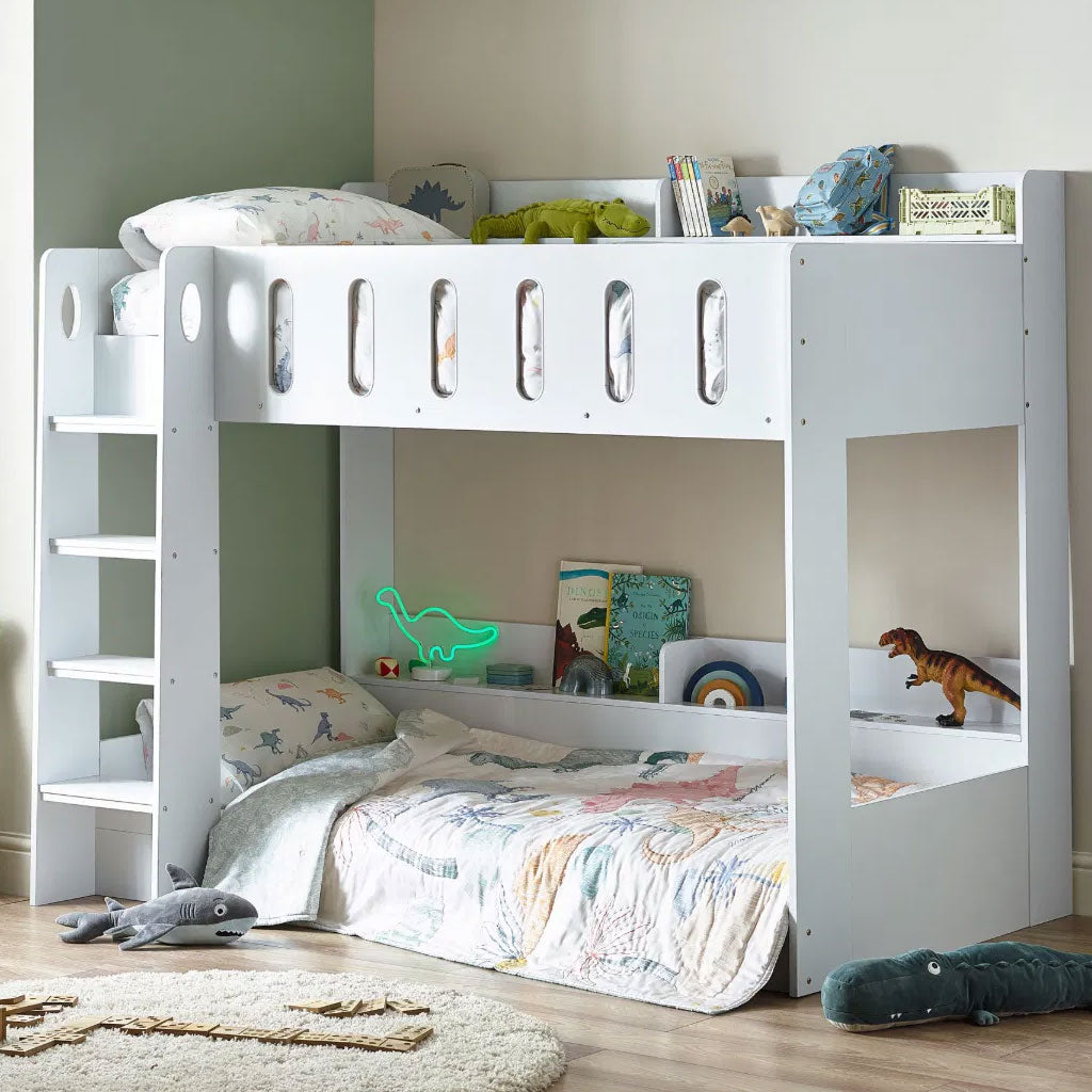Wooden Bunk Bed With Ladder - Vision