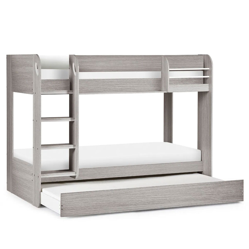 Wooden Bunk Bed With Underbed And Ladder - Mars