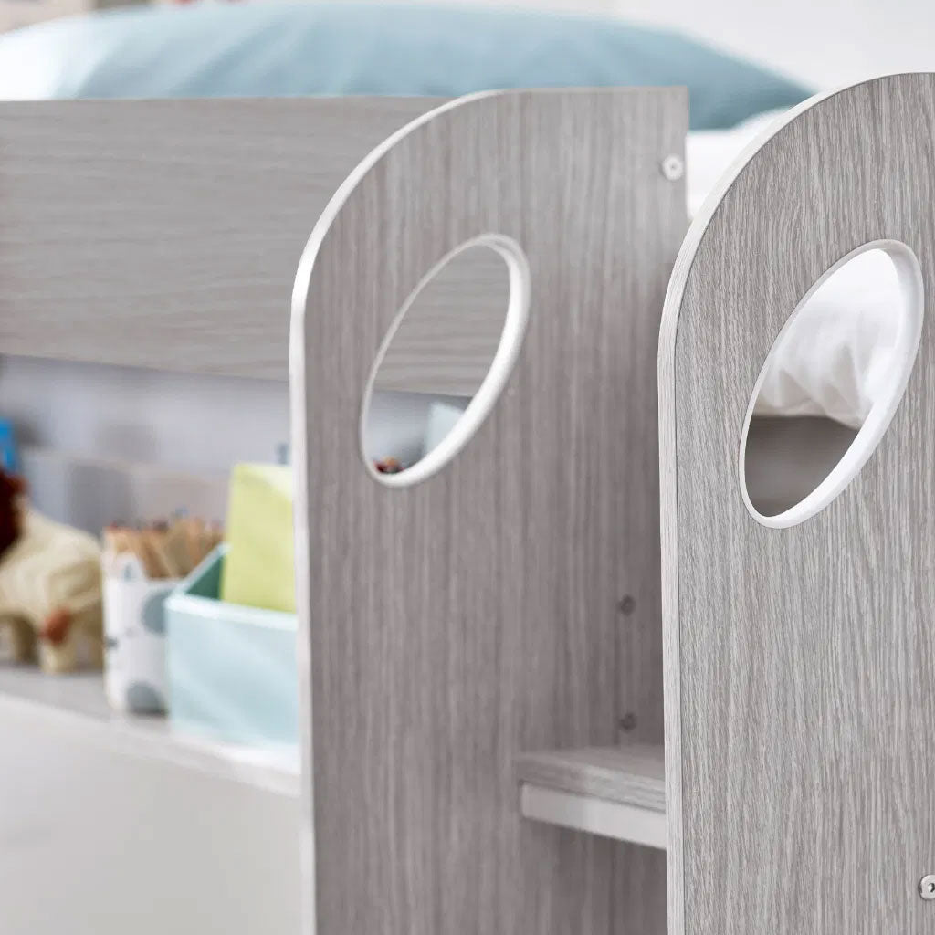 Wooden Bunk Bed With Underbed And Ladder - Mars