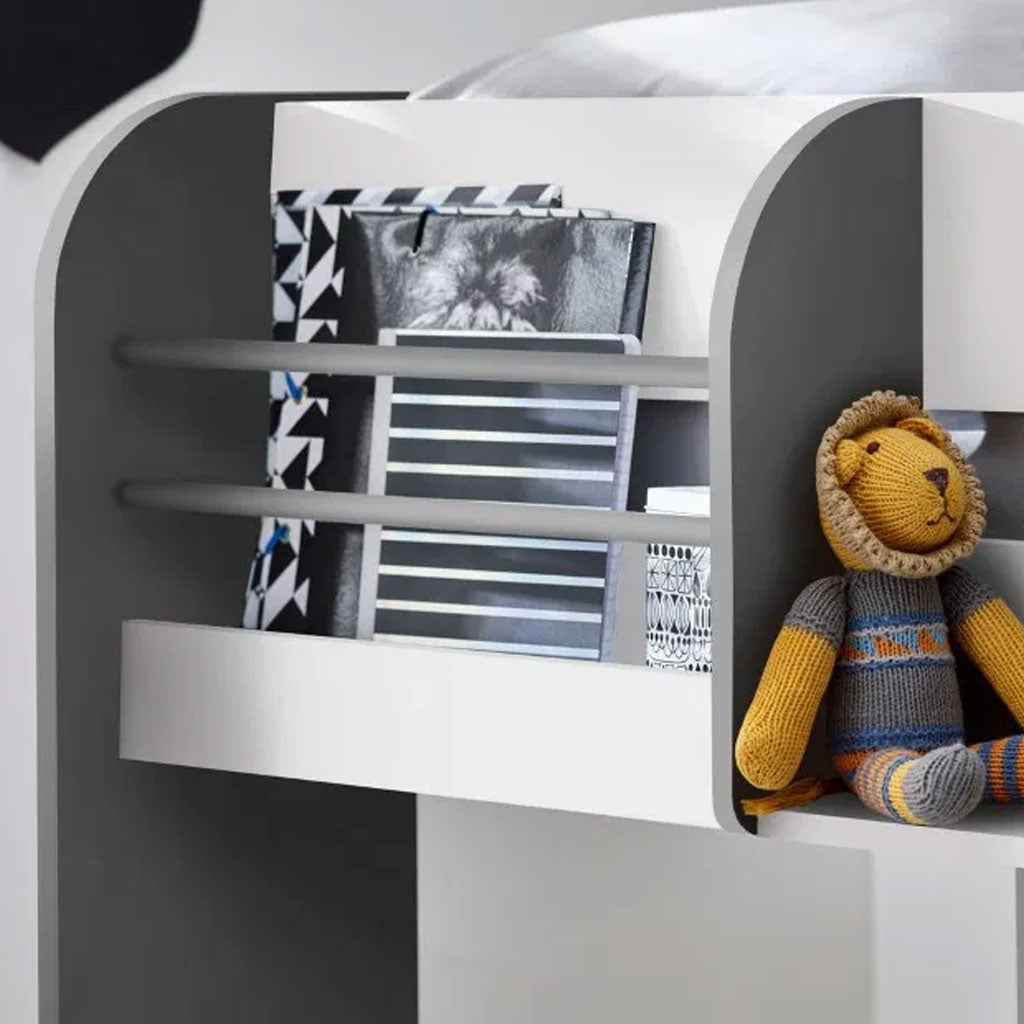 Wooden Bunk Bed With Underbed And Ladder - Mars