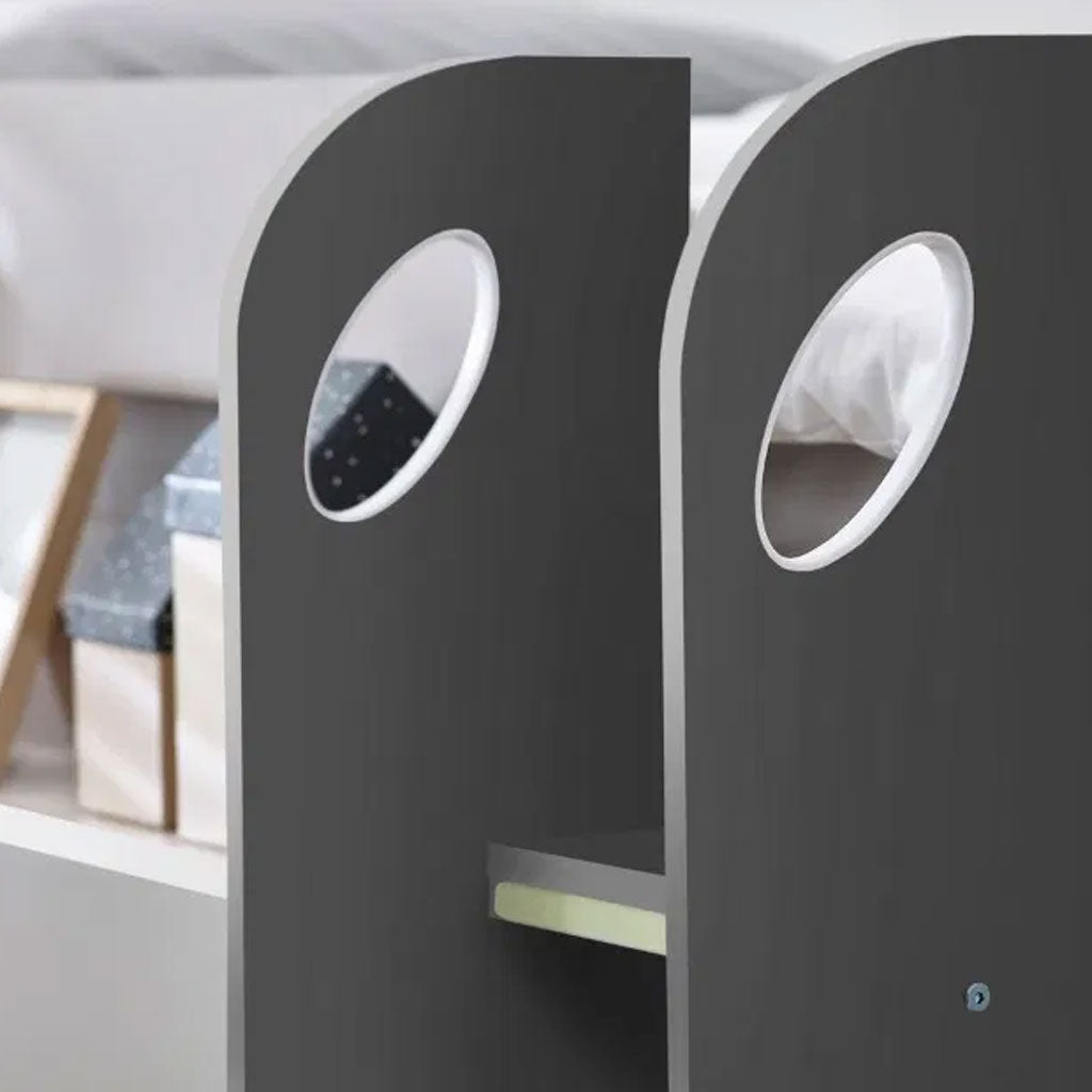 Wooden Bunk Bed With Underbed And Ladder - Mars