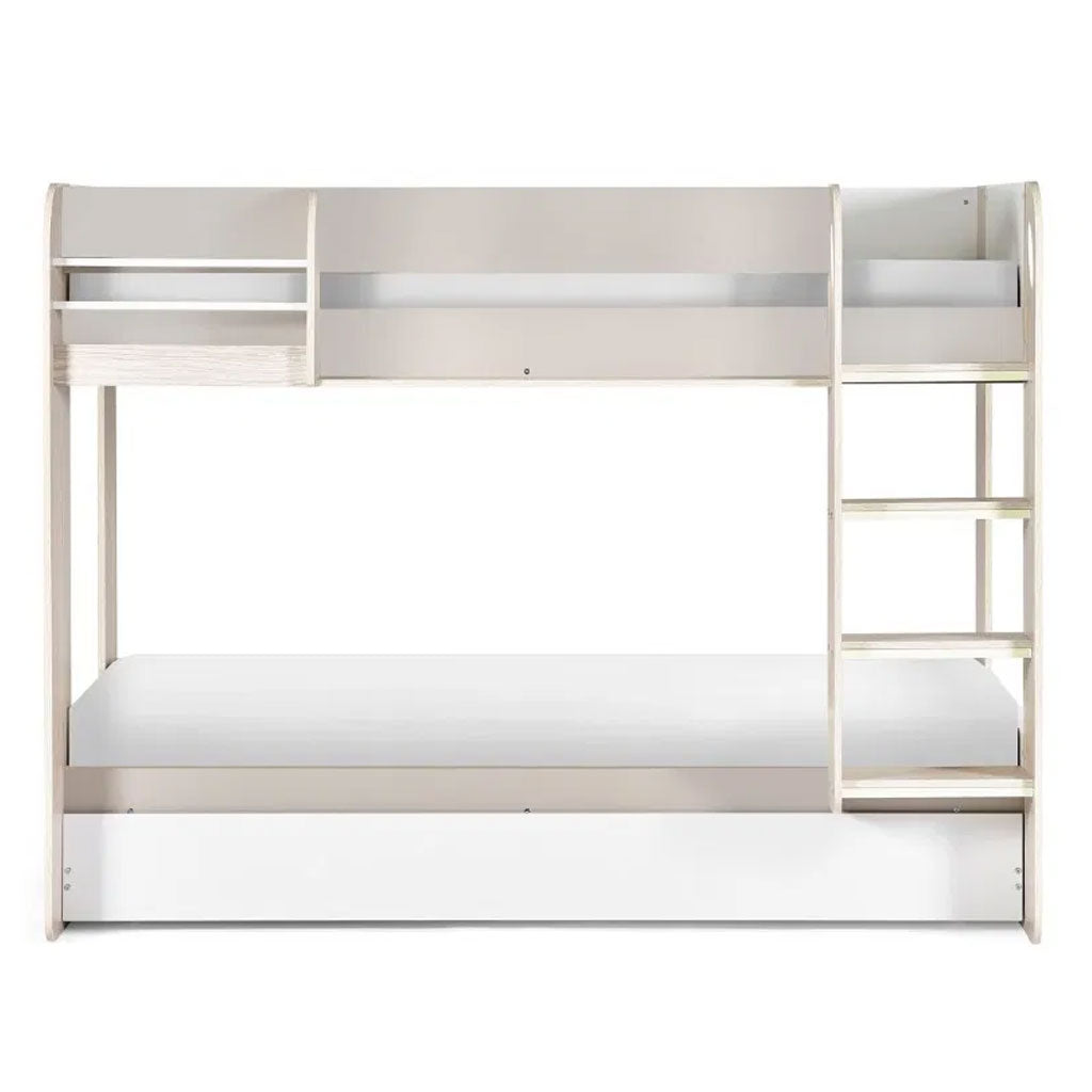 Wooden Bunk Bed With Underbed And Ladder - Mars