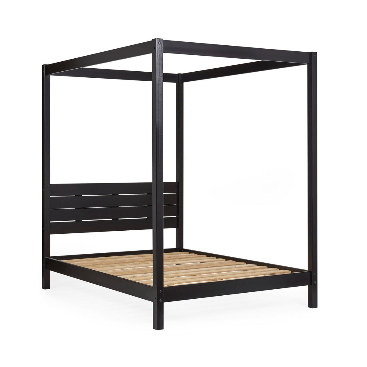 Wooden Canopy King Size Bed - Roxanne