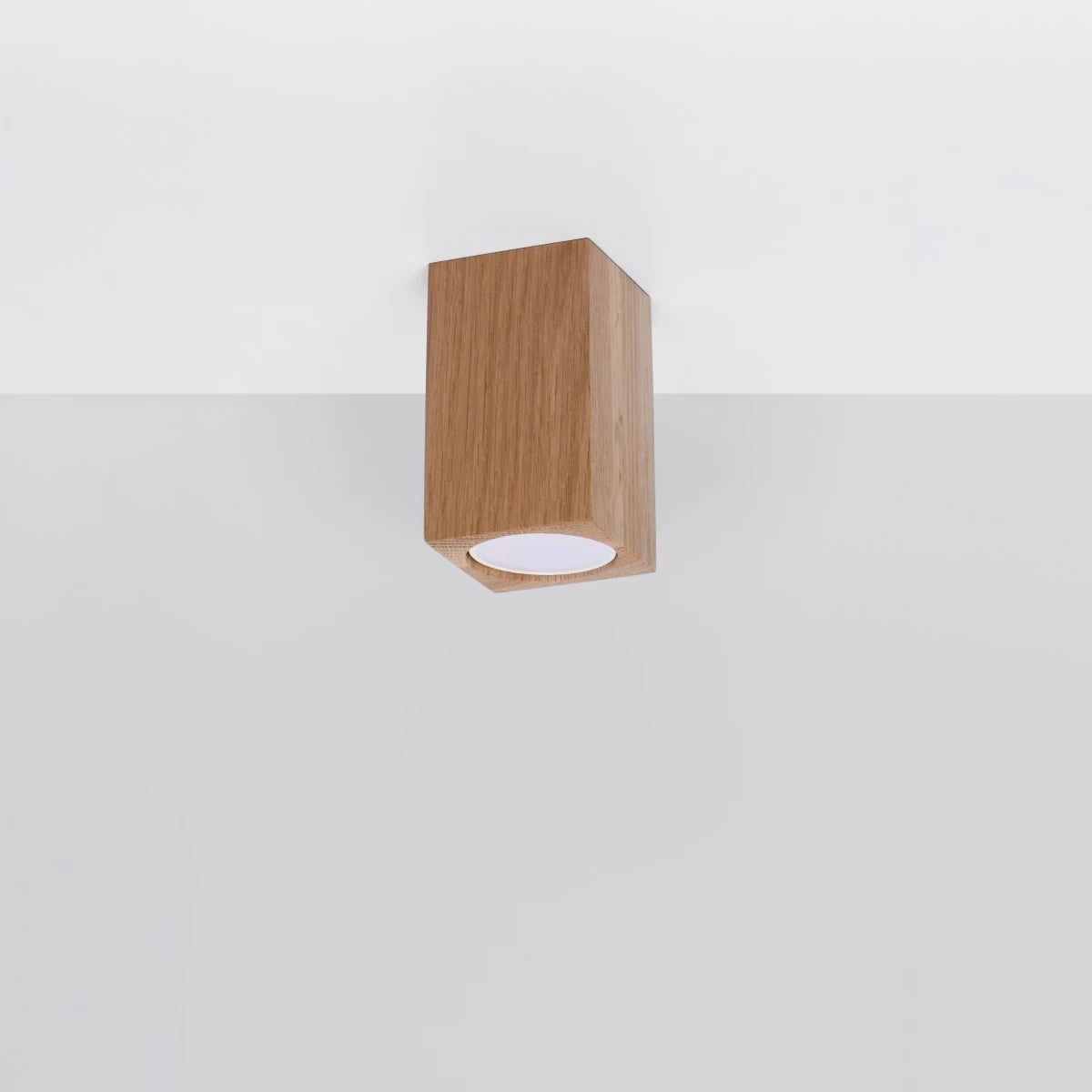 Wooden Ceiling Light With Keke Lamp - Peach Puff