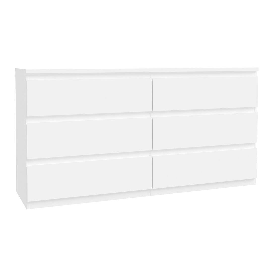 Wooden Chest 6 Drawers Wide - Edmore