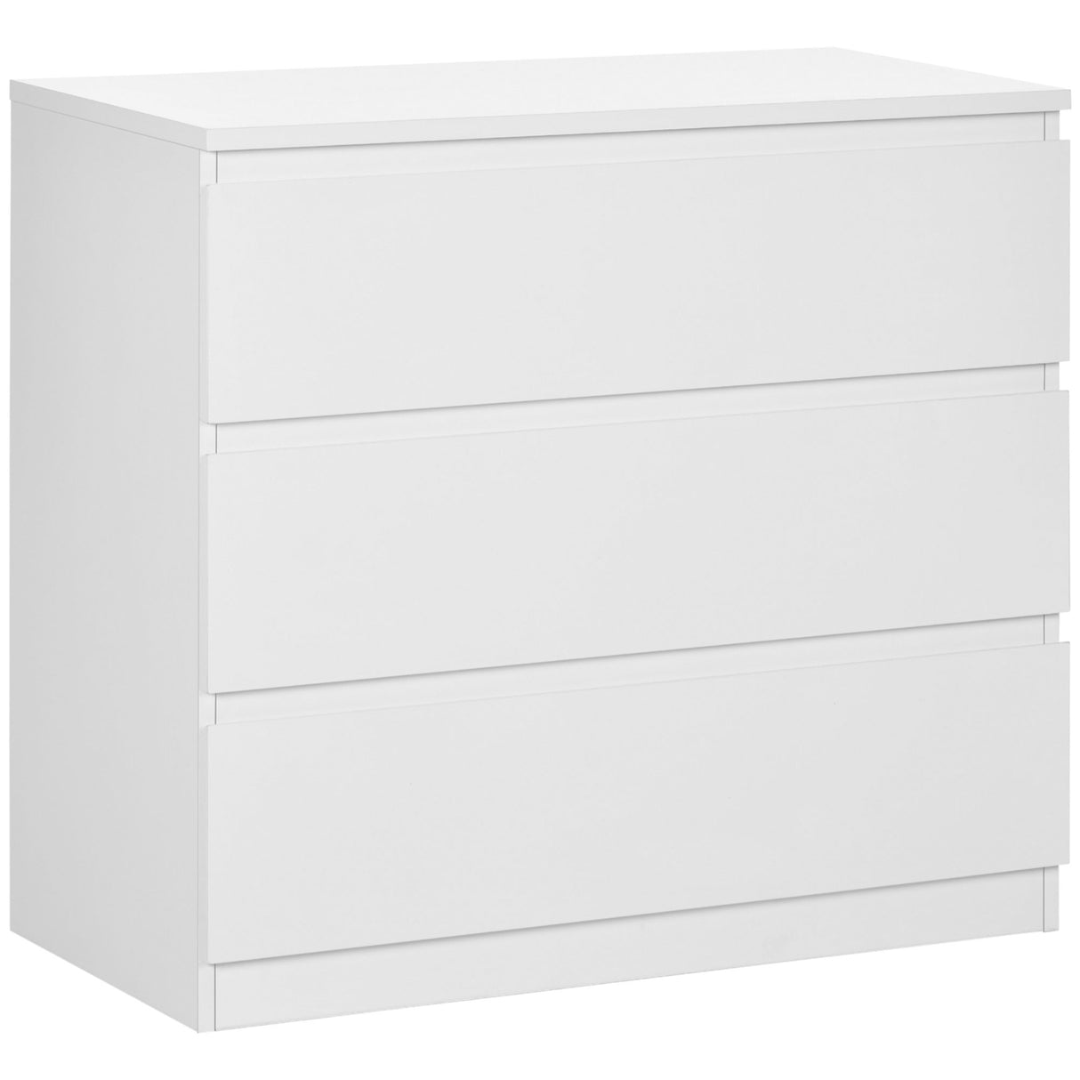 Wooden Chest Of 3 Drawers 73cm H x 80cm W - Velmora