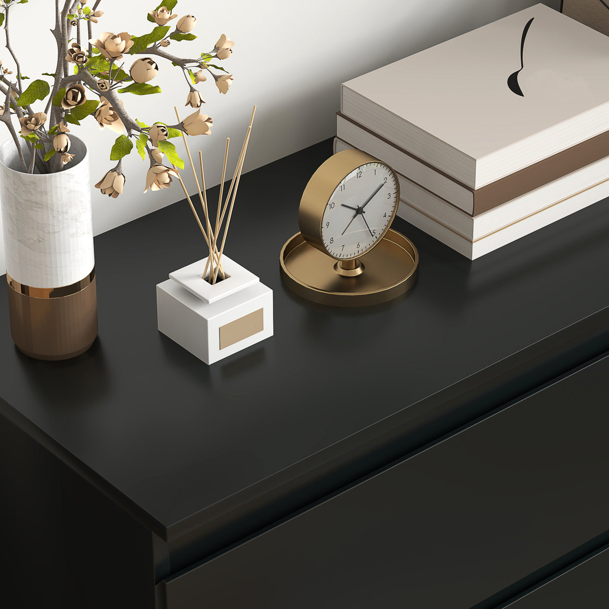 Wooden Chest Of 3 Drawers 73cm H x 80cm W - Velmora