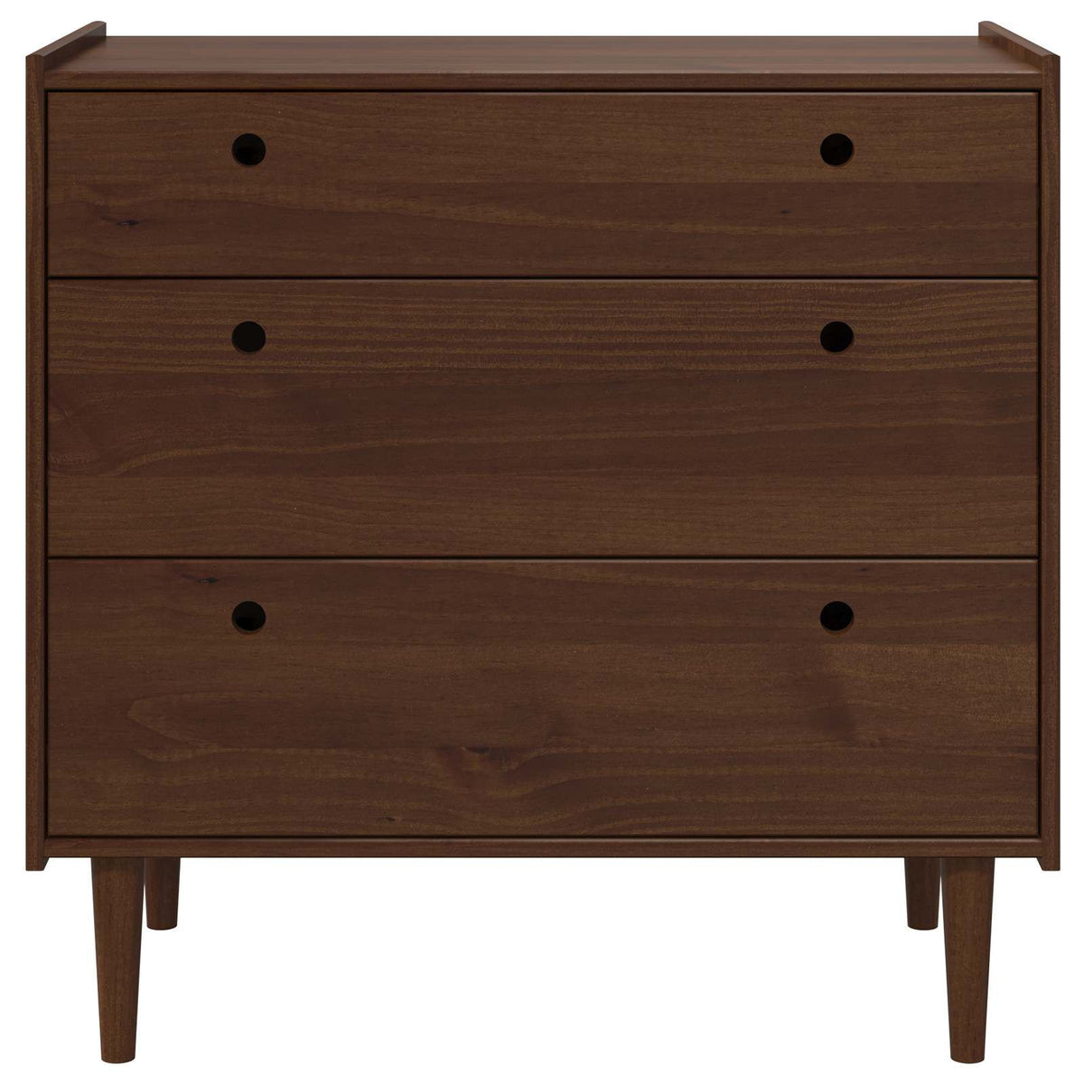 Wooden Chest Of 3 Drawers 90cm Wide - Bilbao