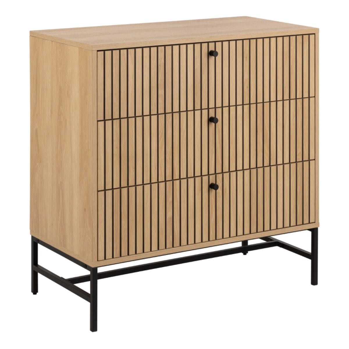 Wooden Chest Of 3 Drawers - Albany