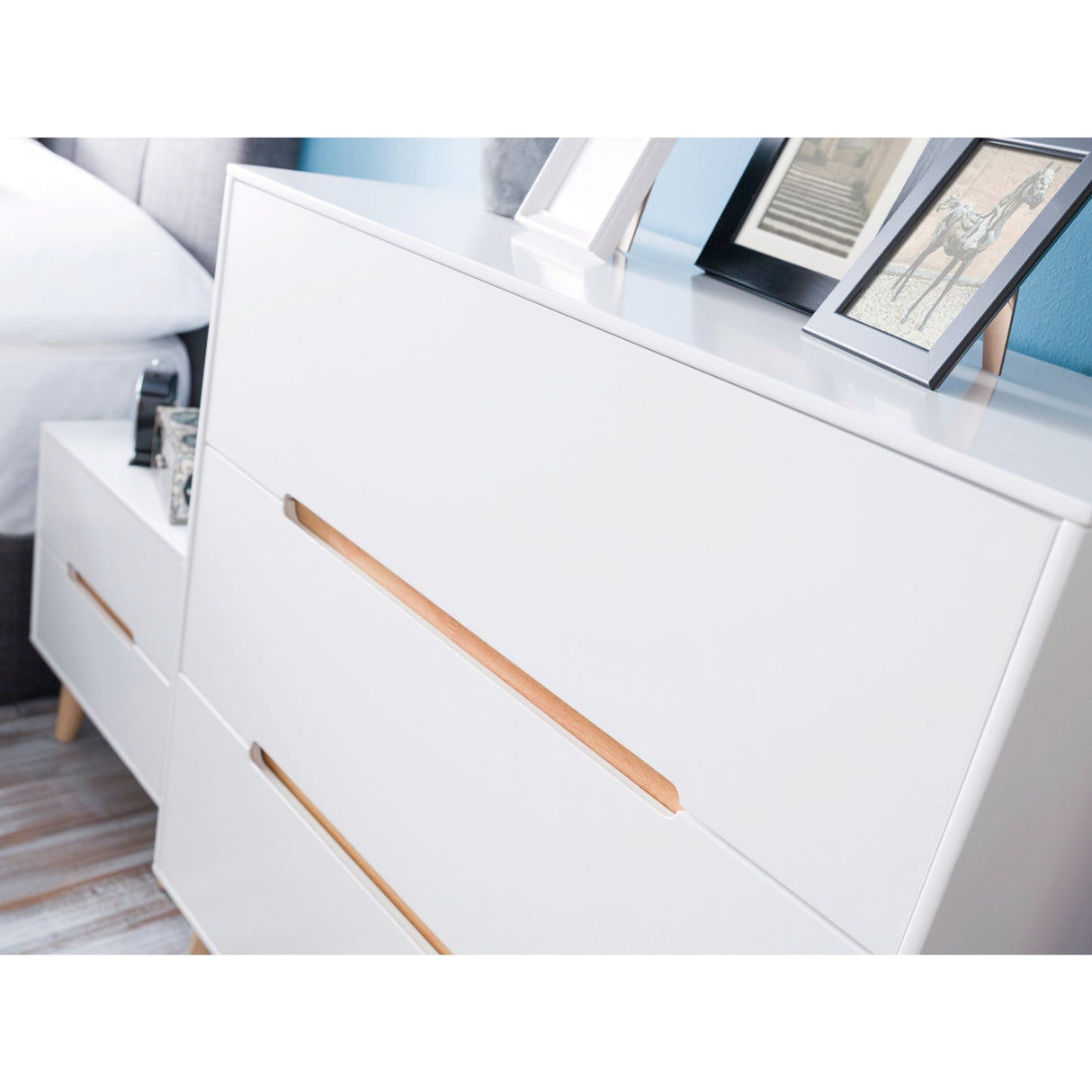 Wooden Chest Of 3 Drawers - Alicia
