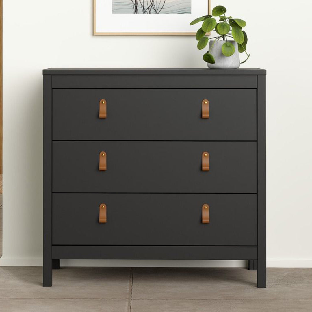 Wooden Chest Of 3 Drawers - Barcelona