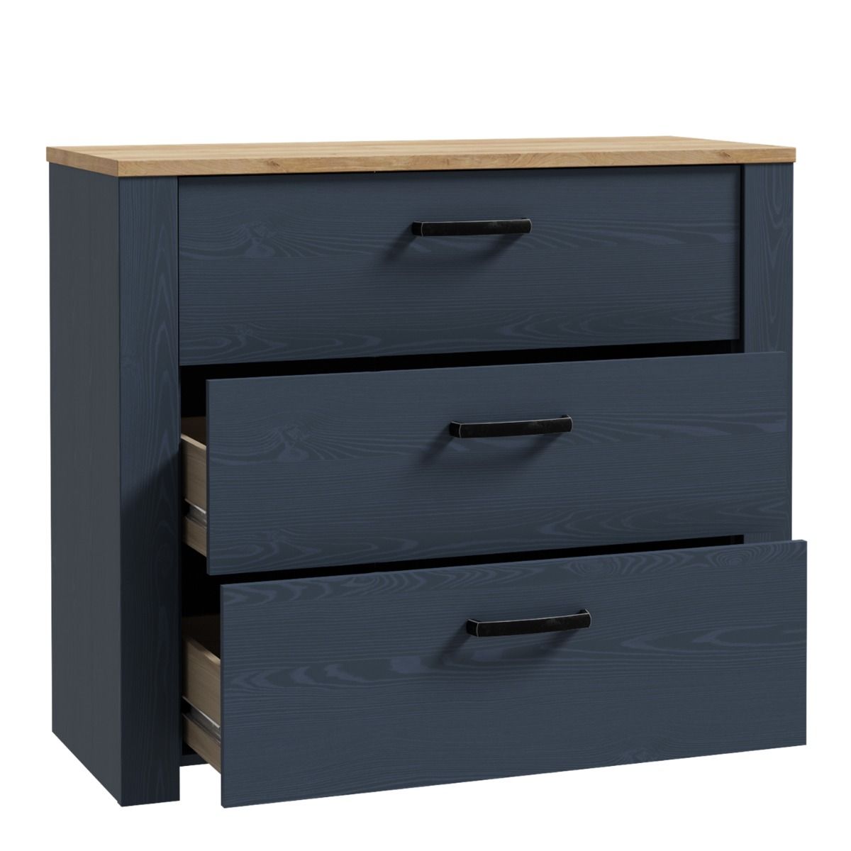 Wooden Chest Of 3 Drawers - Bohol