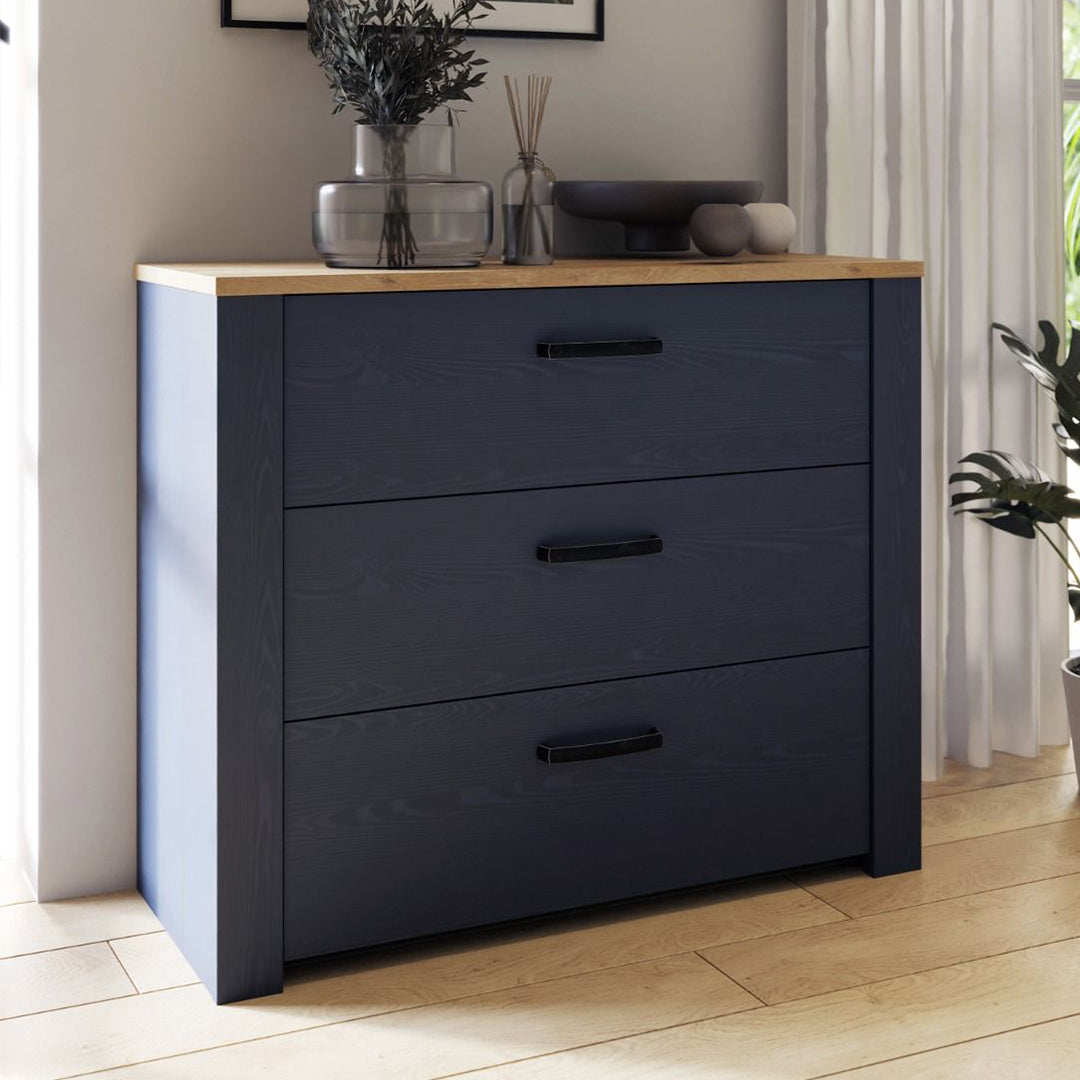 Wooden Chest Of 3 Drawers - Bohol