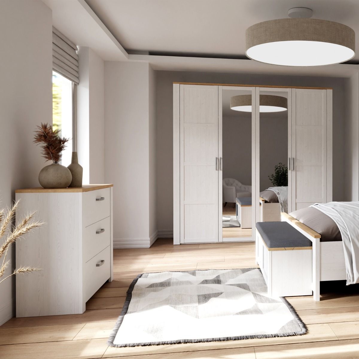 Wooden Chest Of 3 Drawers - Bohol