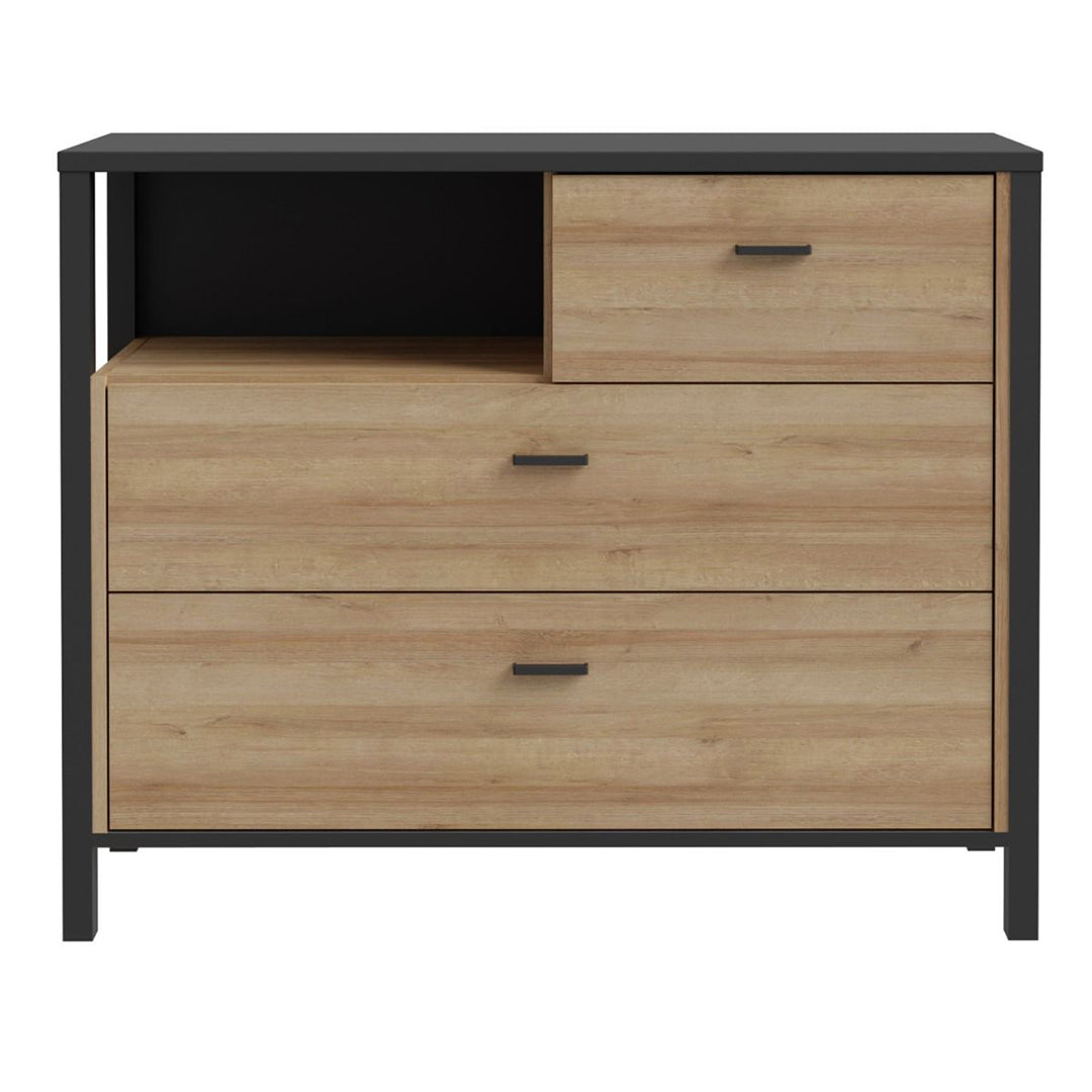 Wooden Chest Of 3 Drawers - High Rock