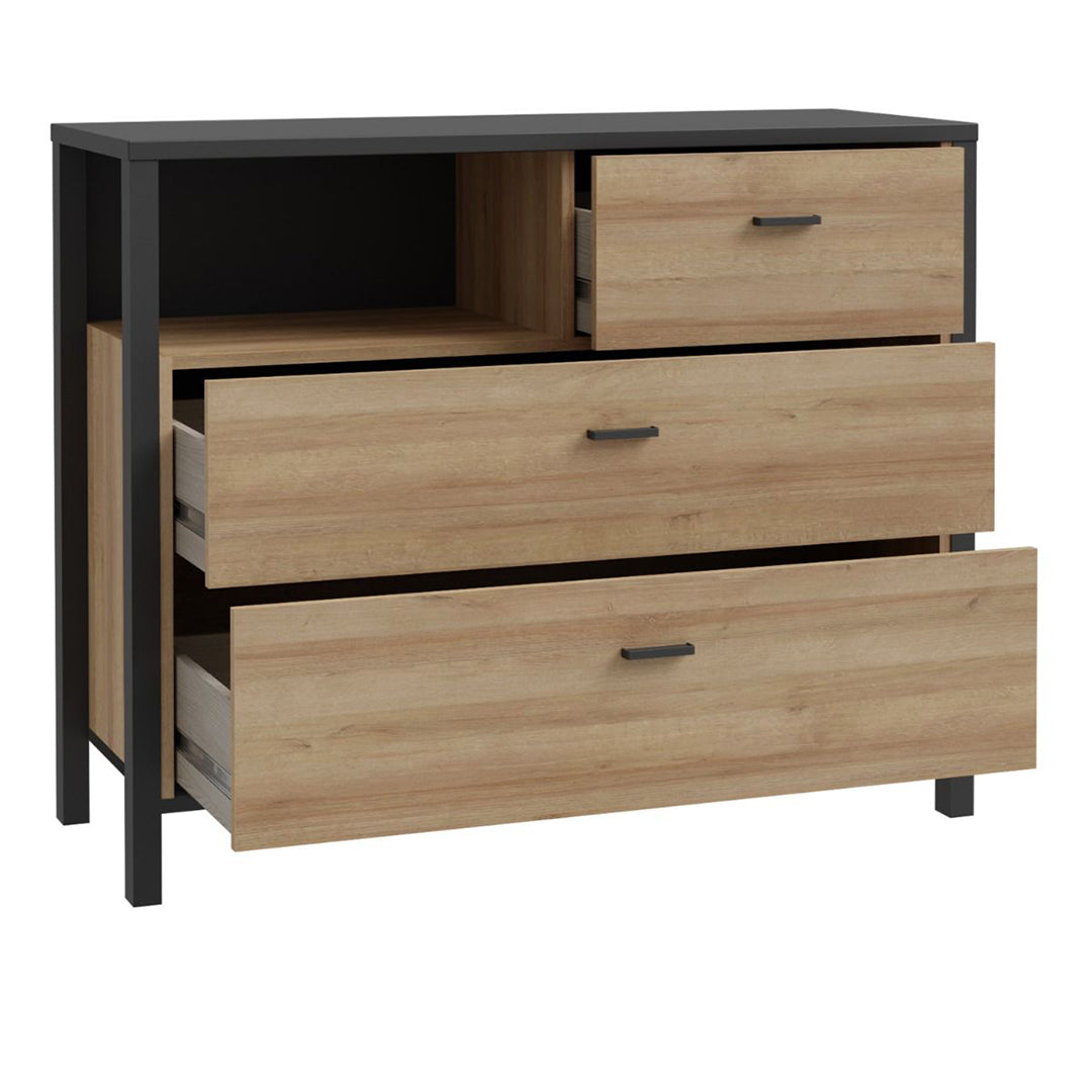 Wooden Chest Of 3 Drawers - High Rock