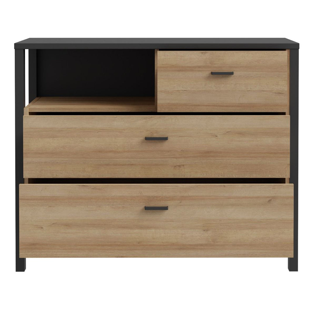 Wooden Chest Of 3 Drawers - High Rock