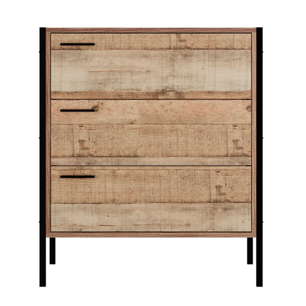 Wooden Chest Of 3 Drawers - Hoxton
