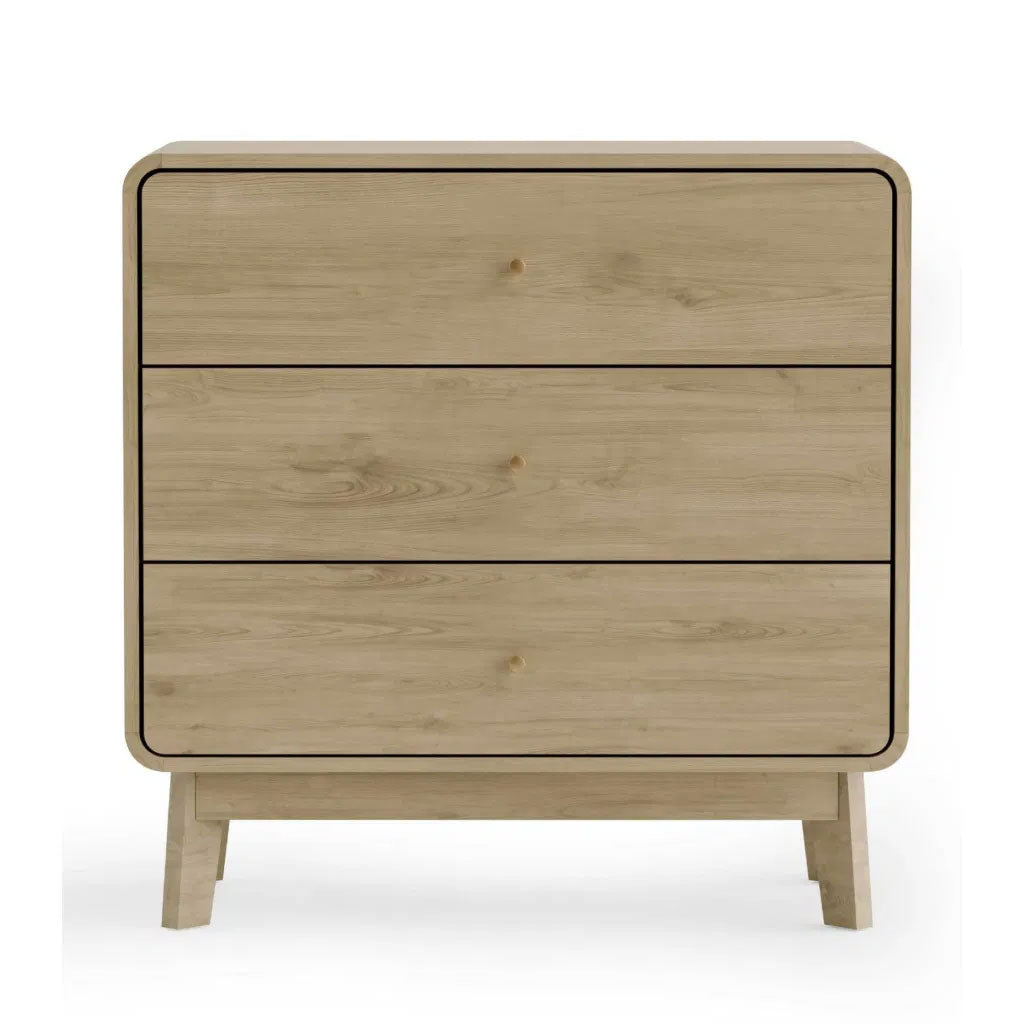 Wooden Chest Of 3 Drawers - Ingrid