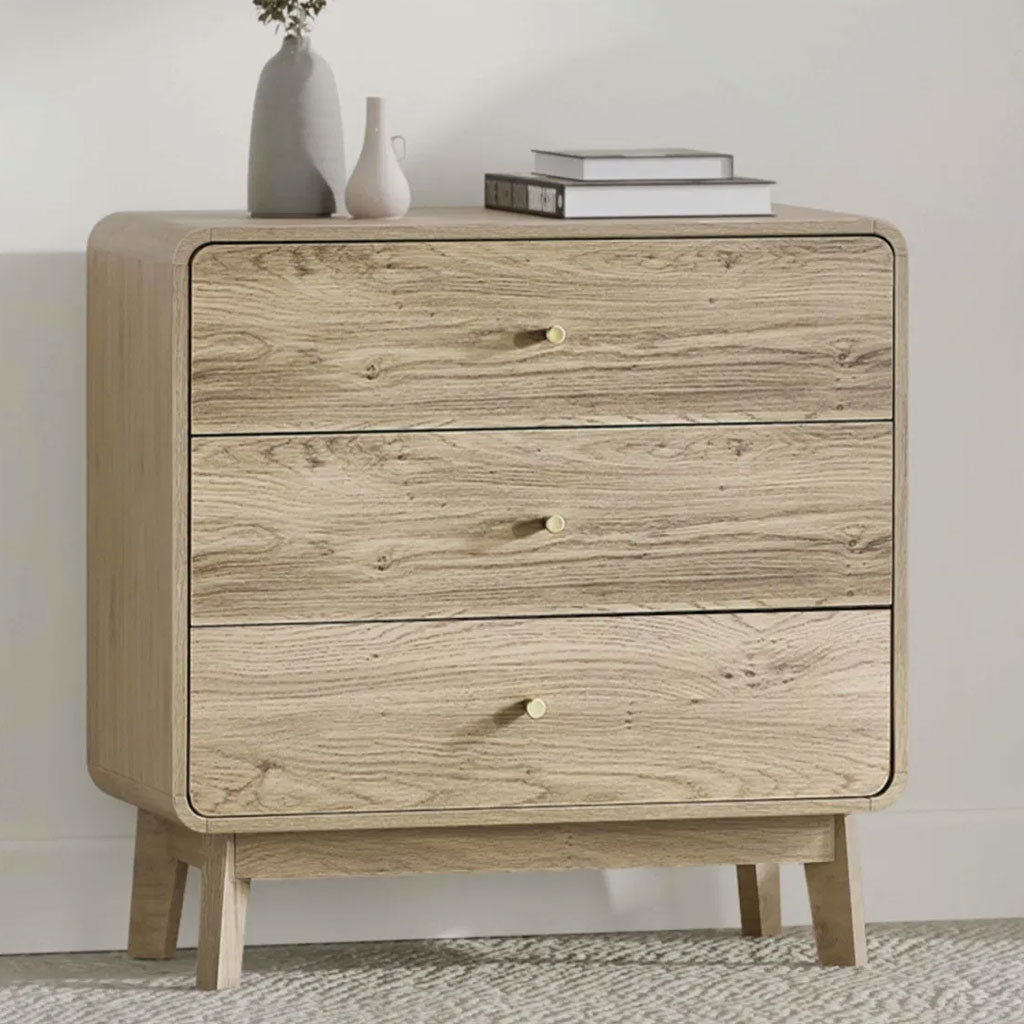 Wooden Chest Of 3 Drawers - Ingrid