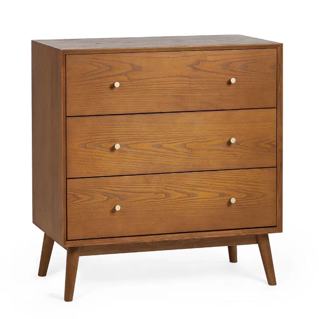 Wooden Chest Of 3 Drawers - Lowry