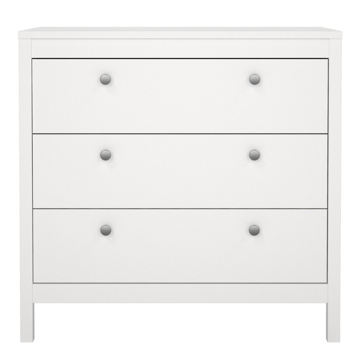 Wooden Chest Of 3 Drawers - Madrid