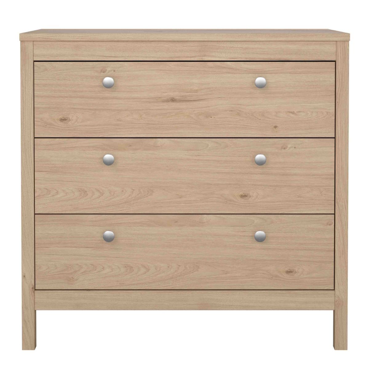 Wooden Chest Of 3 Drawers - Madrid
