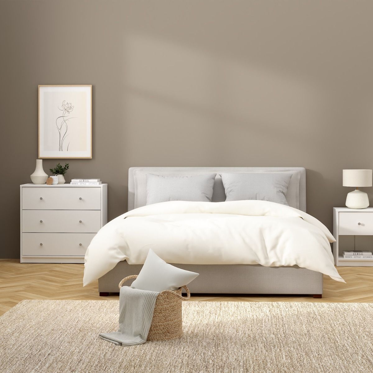 Wooden Chest Of 3 Drawers - May