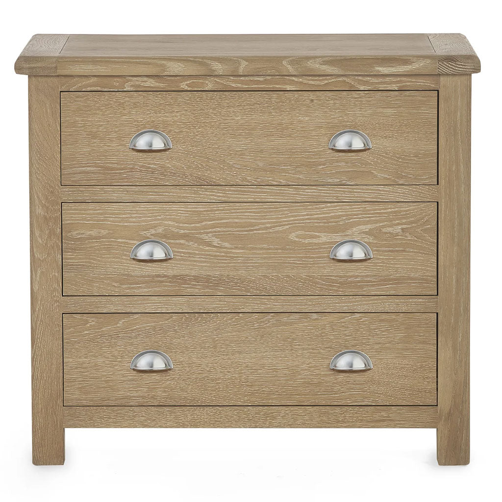 Wooden Chest Of 3 Drawers - Memphis