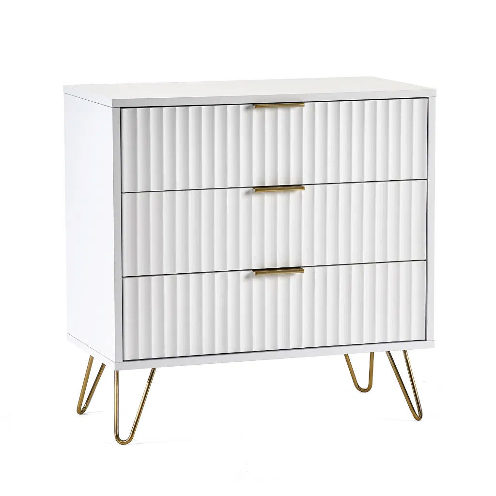 Wooden Chest Of 3 Drawers - Murano