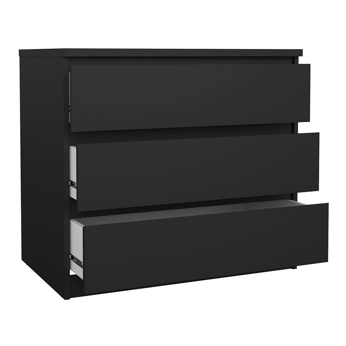 Wooden Chest Of 3 Drawers - Naia