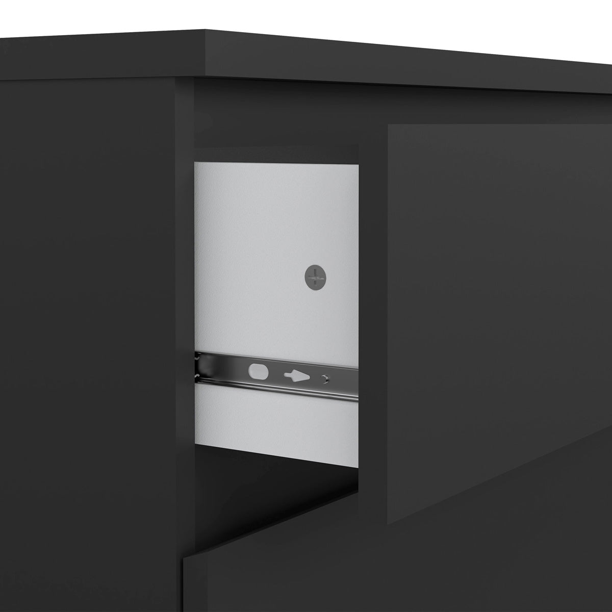 Wooden Chest Of 3 Drawers - Naia