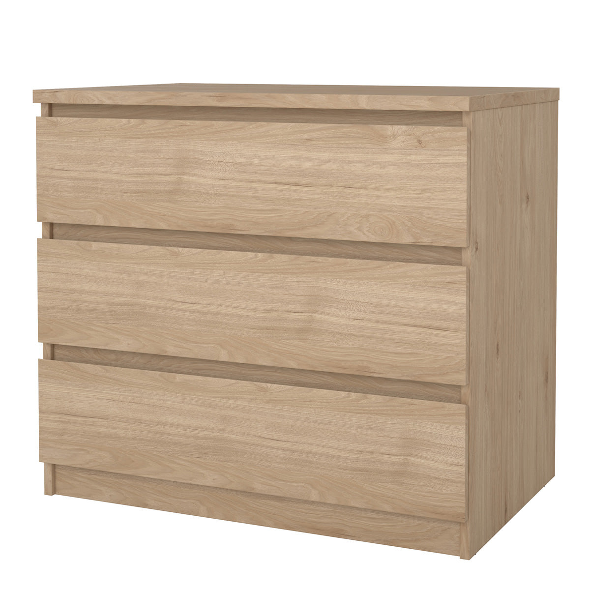 Wooden Chest Of 3 Drawers - Naia