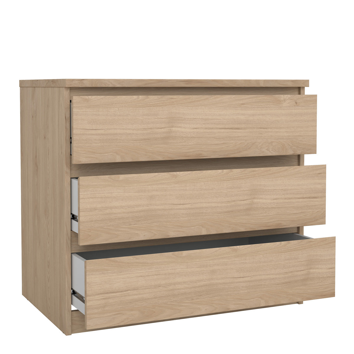 Wooden Chest Of 3 Drawers - Naia