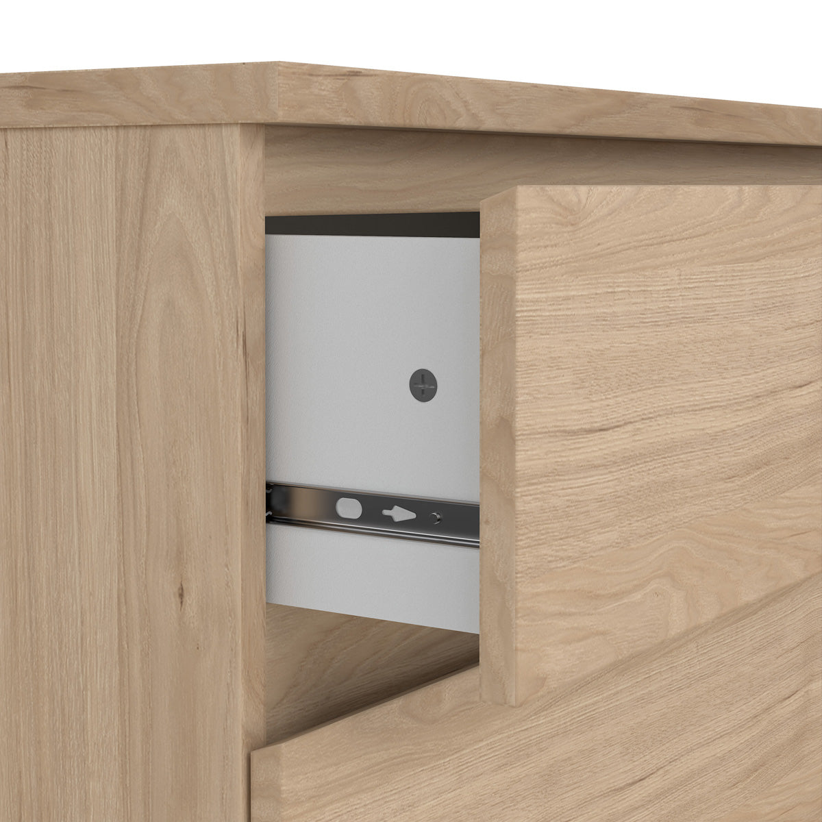 Wooden Chest Of 3 Drawers - Naia