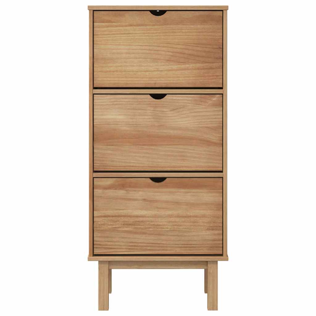 Wooden Chest Of 3 Drawers Narrow - Otta