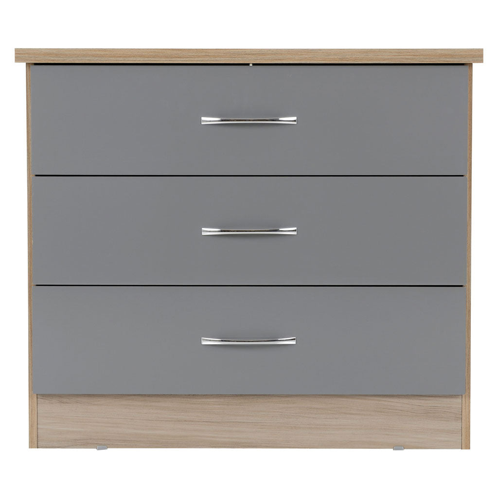 Wooden Chest Of 3 Drawers - Nevada