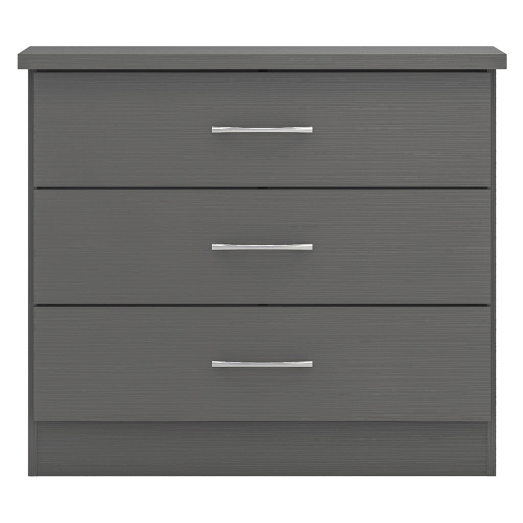 Wooden Chest Of 3 Drawers - Nevada