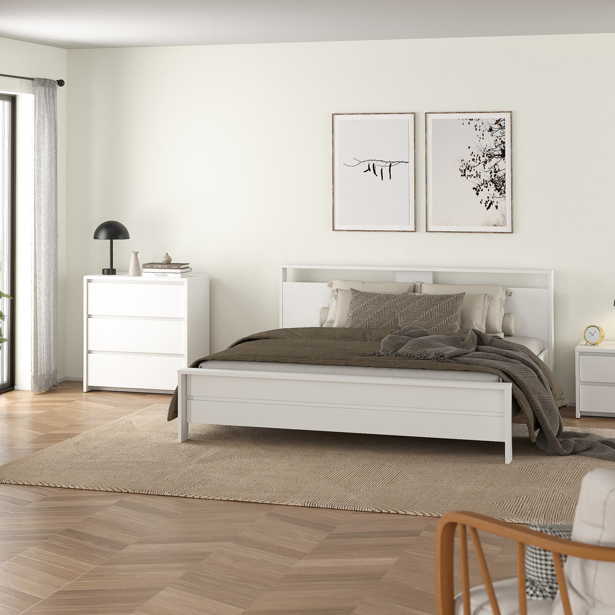 Wooden Chest Of 3 Drawers - Next