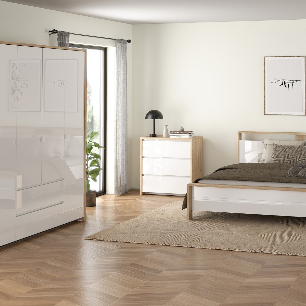 Wooden Chest Of 3 Drawers - Next