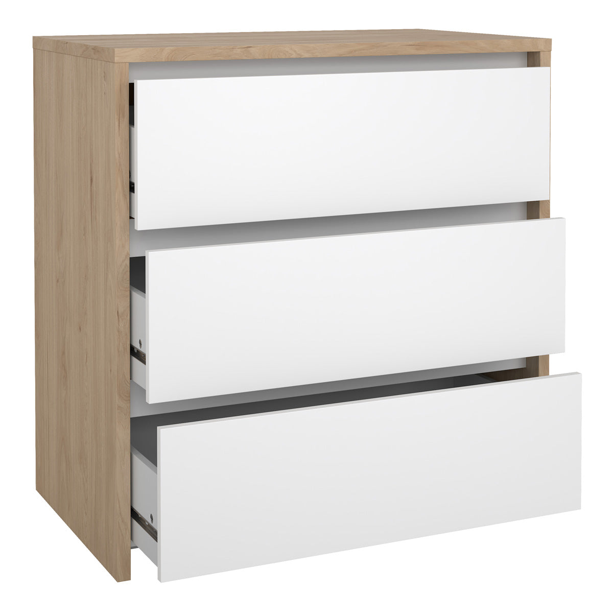 Wooden Chest Of 3 Drawers - Next