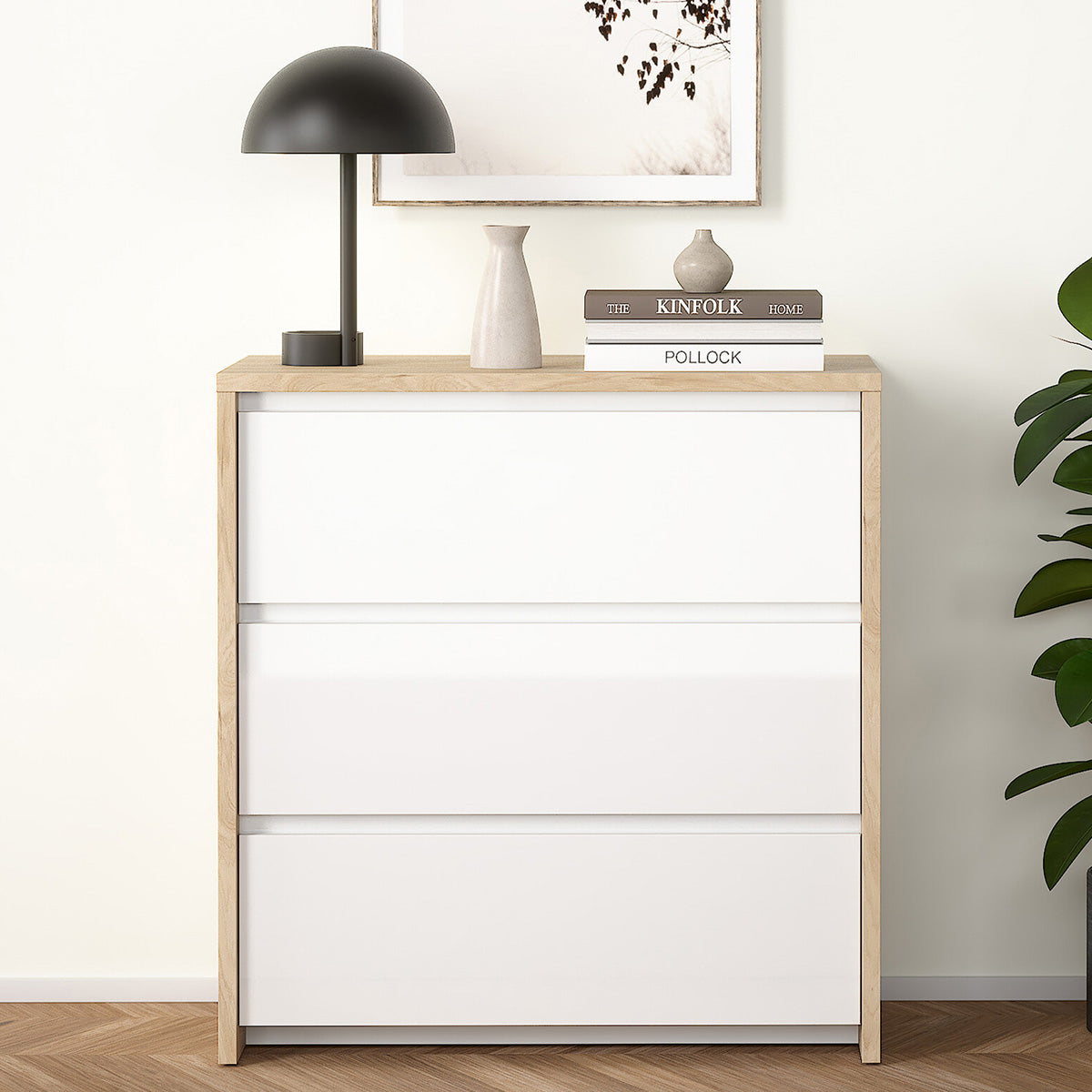 Wooden Chest Of 3 Drawers - Next