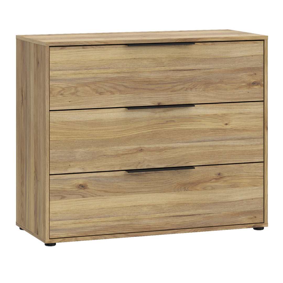 Wooden Chest of 3 Drawers - Orkney