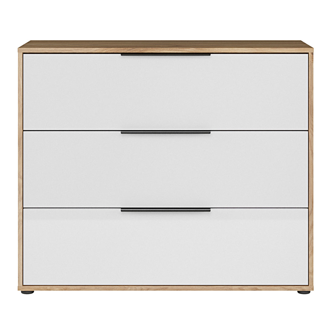 Wooden Chest of 3 Drawers - Orkney