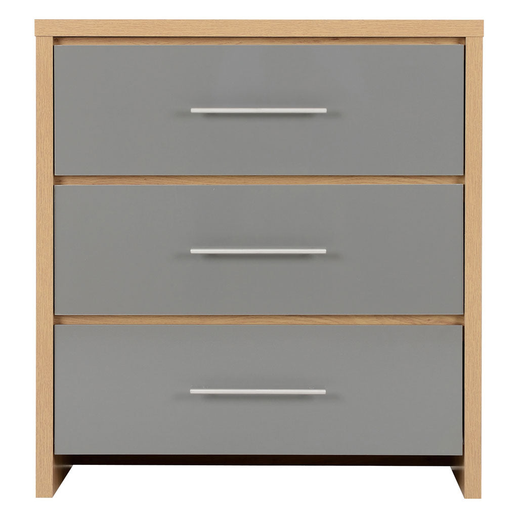 Wooden Chest Of 3 Drawers - Seville