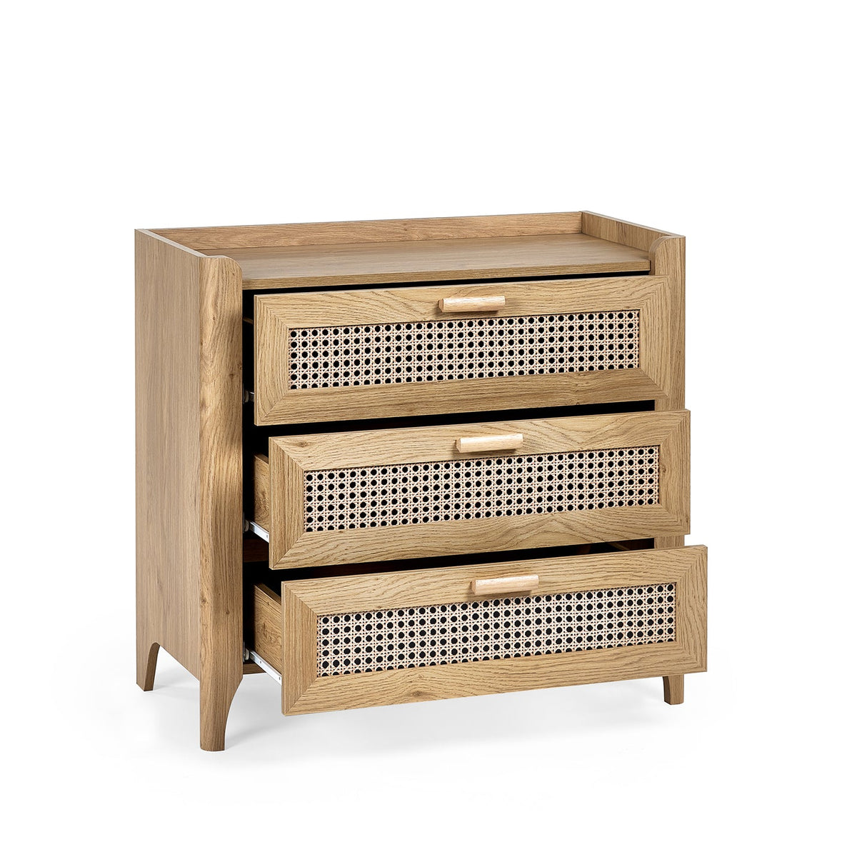 Wooden Chest Of 3 Drawers - Sydney