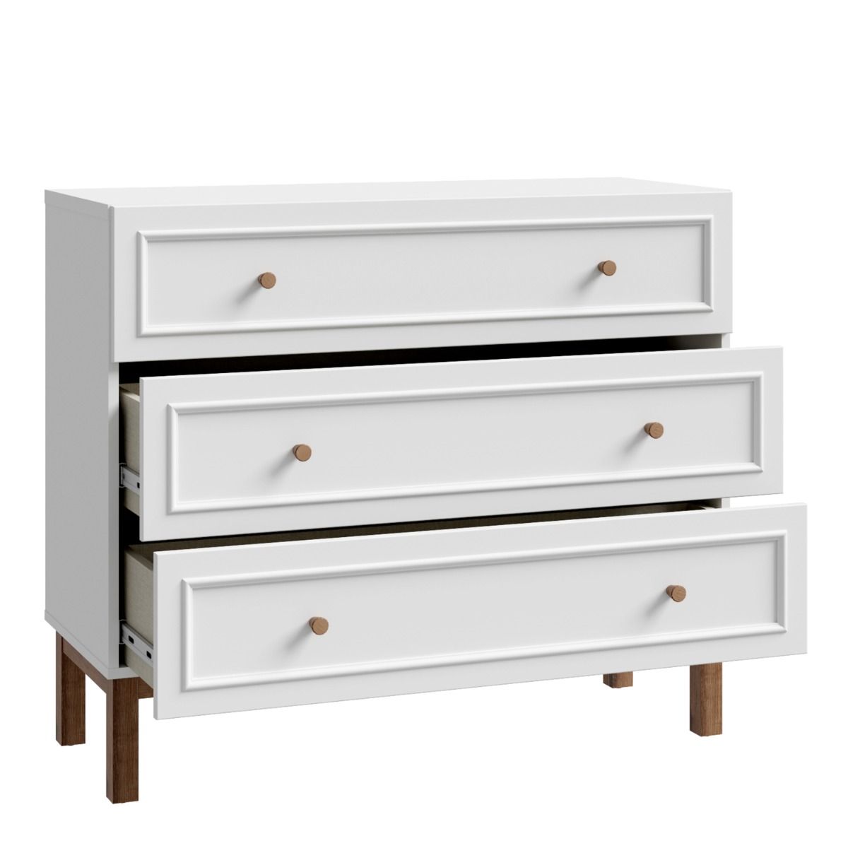 Wooden Chest Of 3 Drawers - Wensley