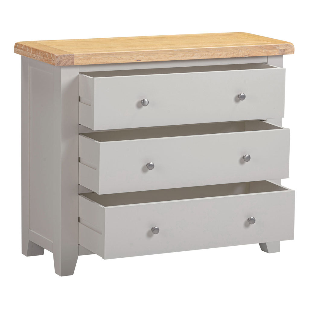 Wooden Chest Of 3 Drawers - Windsor