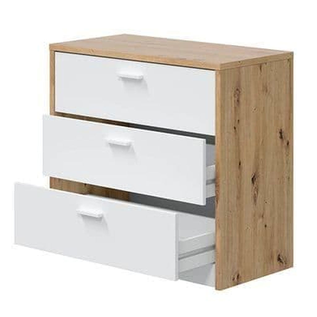 Wooden Chest Of 3 Drawers With Desk - Gonzales