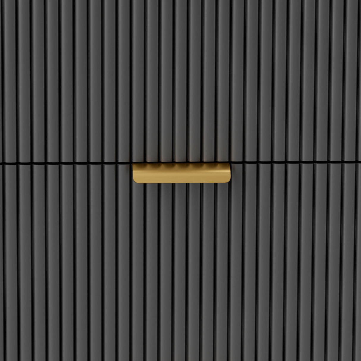 Wooden Chest Of 4 Drawers 80cm Wide With Gold Handles - Velmora